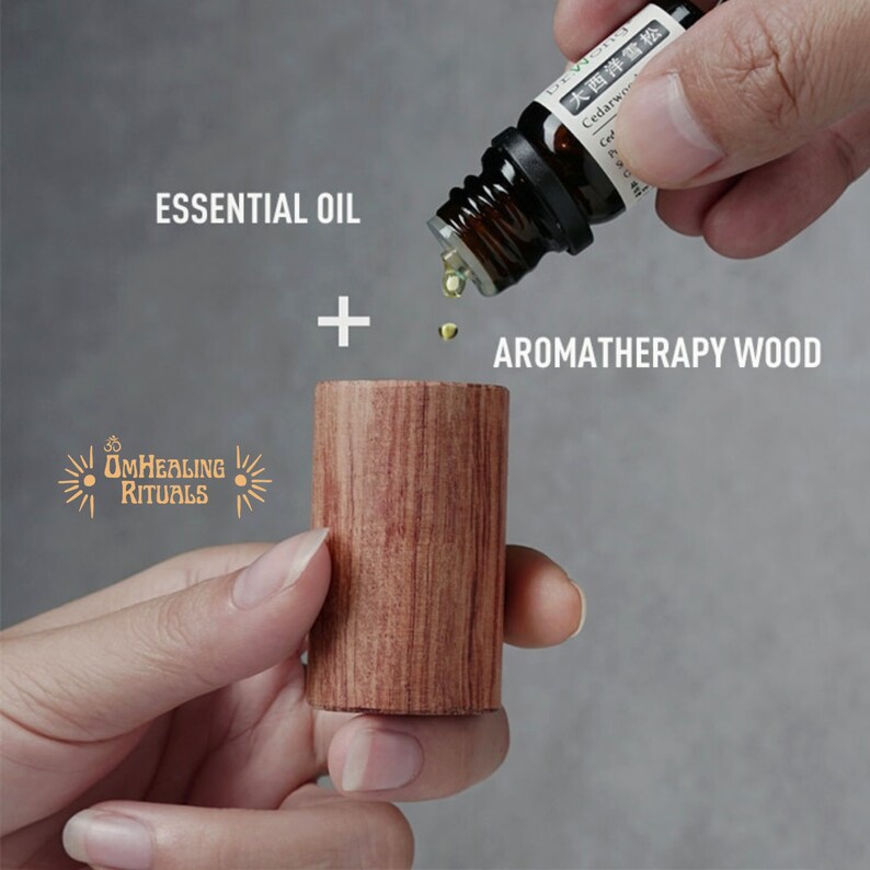 Mini Natural Wood Essential Oil Diffuser Safe for Children and Babies