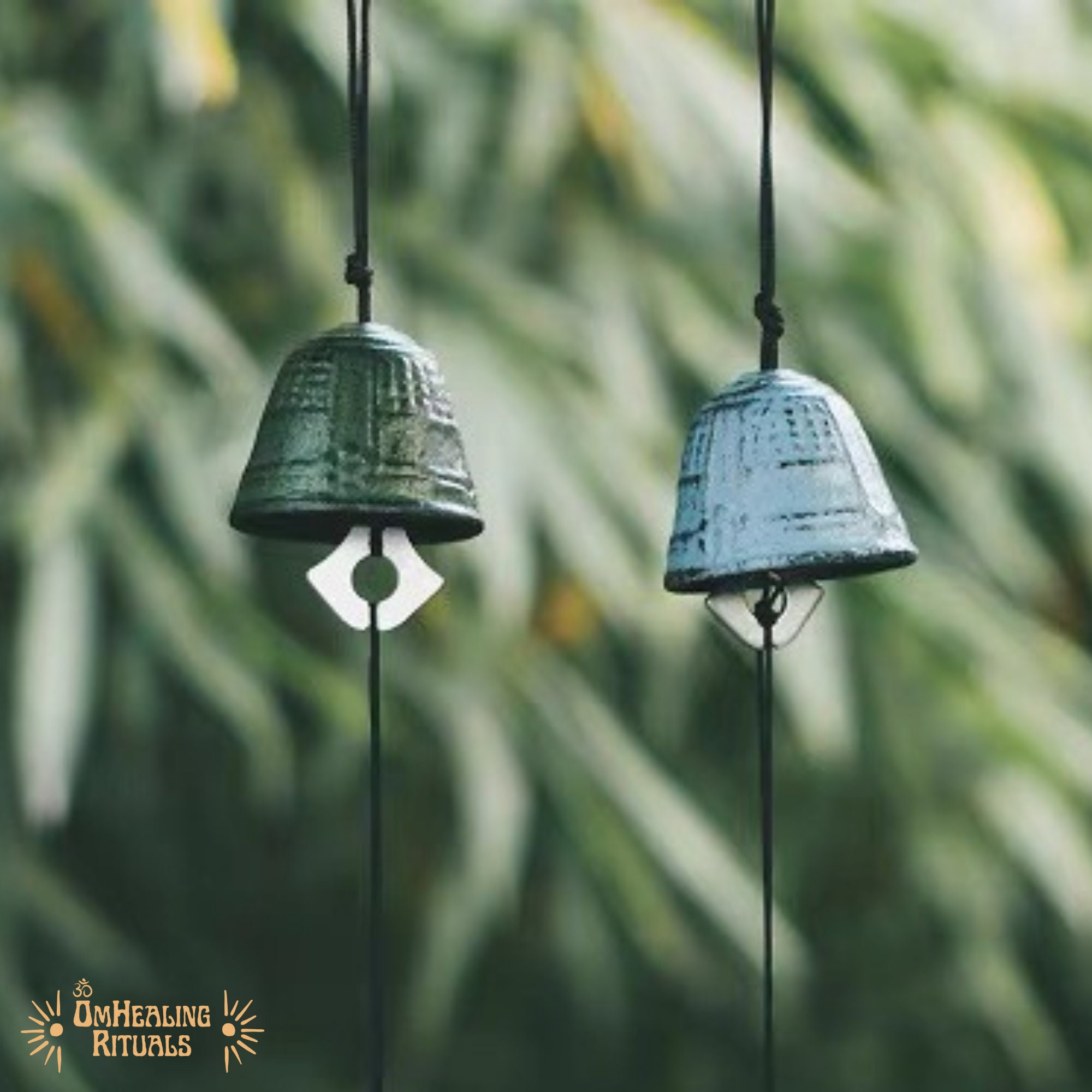 Décoration du jardin,Carillons éoliens japonais en fer, cloches porte  bonheur, décoration suspendue, cadeau - Type Frog (Black)