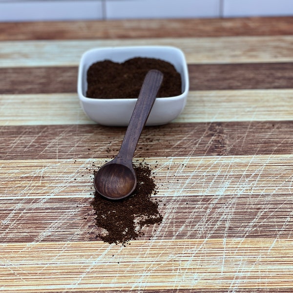 Wooden 1 teaspoon - sheesham wood - Coffee Scoop - Sugar Scoop