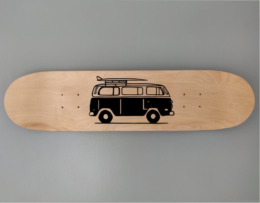 Cadre Mural Skateboard Combi