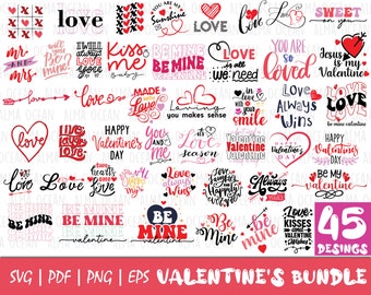 Valentines Day SVG, Valentines Day SVG Bundle, Valentine Hearts Svg, Heart Svg, Valentines Day, Valentine Shirt Svg, Valentines Day Png