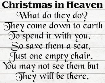 Christmas in Heaven Svg, Christmas in Heaven, Cardinal Svg, Memorial Svg,  Memorial Christmas Svg, Cardinal Memorial, Memorial Ornament Svg