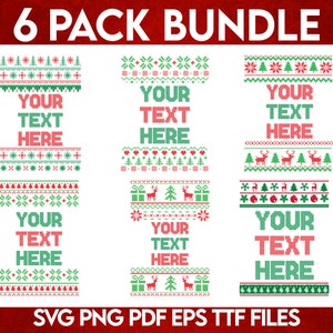 Ugly Christmas Sweater Svg, Christmas Sweater Bundle Svg, Ugly Sweater Svg Bundle, Ugly Sweater Svg, Ugly Sweater, Svg Files for Cricut