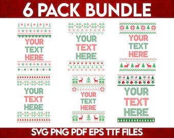 Ugly Christmas Sweater Svg, Christmas Sweater Bundle Svg, Ugly Sweater Svg Bundle, Ugly Sweater Svg, Ugly Sweater, Svg Files for Cricut