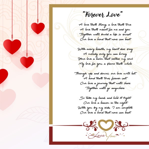 Love Poem Etsy