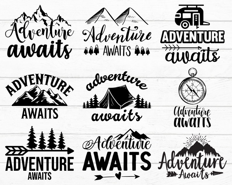 Adventure Awaits Svg Camping Svg Adventure Awaits Adventure - Etsy