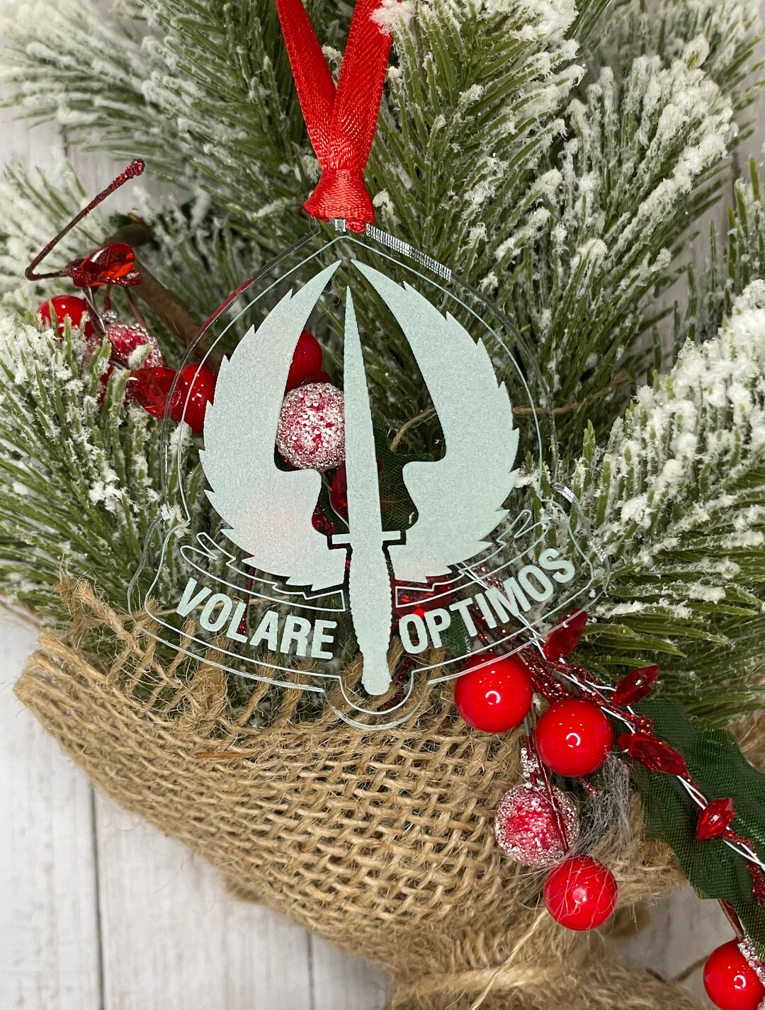 Acrylic Christmas Army Special Operations Aviation VOLARE OPTIMOS 160th