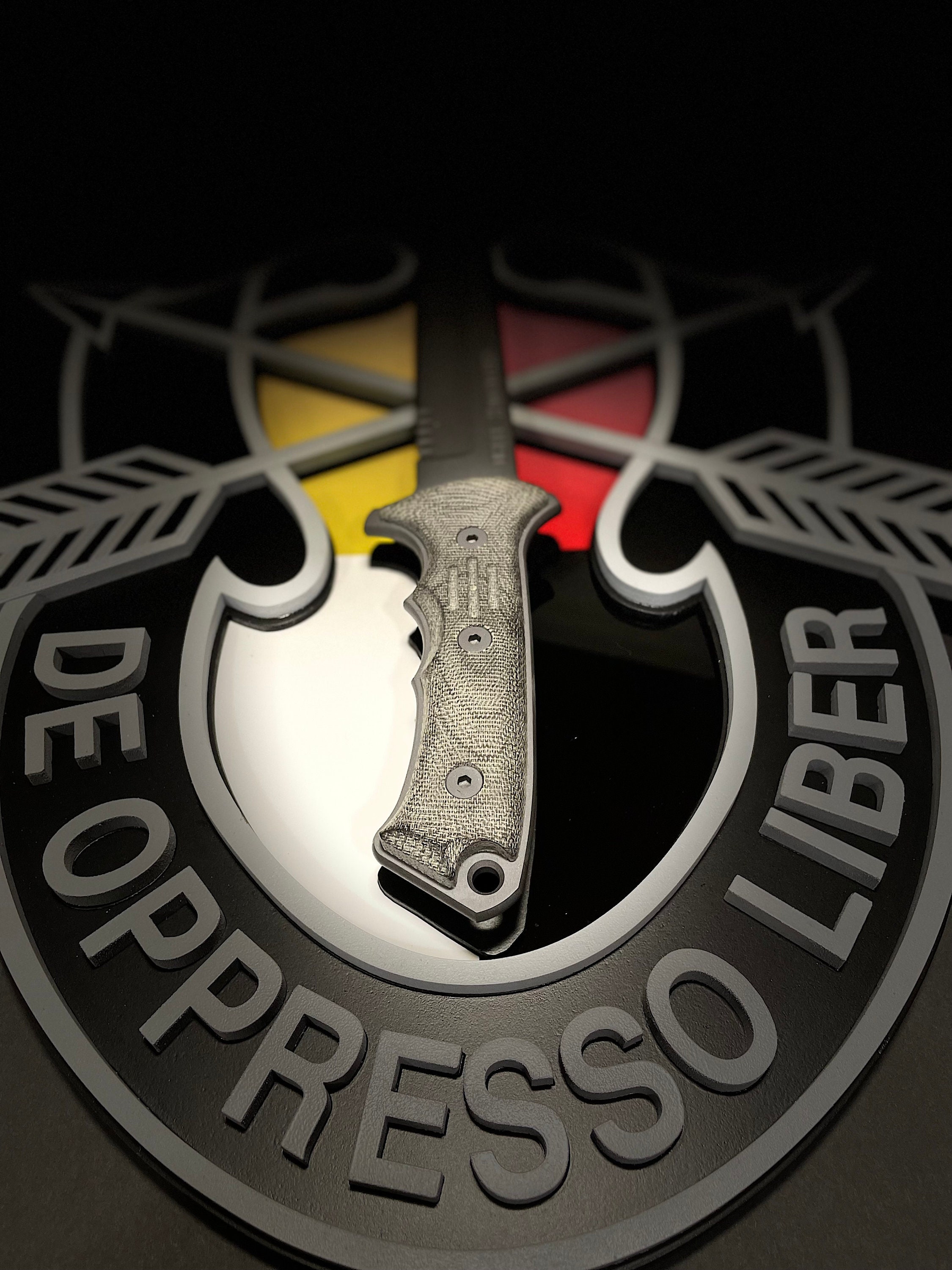 Special Forces Crest Yarborough Knife Holder Wall Art Plaque Etsy