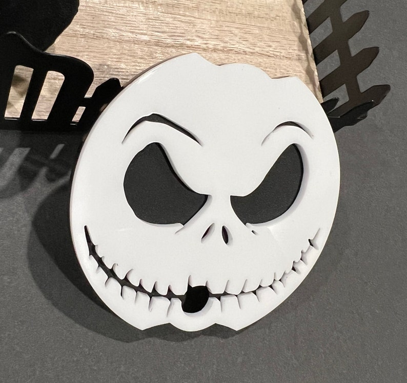 Jack Skellington Inspired Stanley Topper 40oz Name Tag Spooky - Etsy