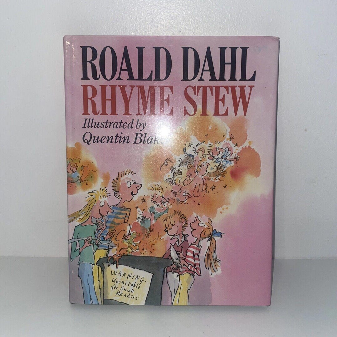 Rhyme Stew First Edition 1st Print 1989 Roald Dahl Quentin Blake ...