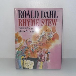 Ragoût de comptine, première édition, 1er tirage, 1989 Roald Dahl, Quentin Blake, livre relié