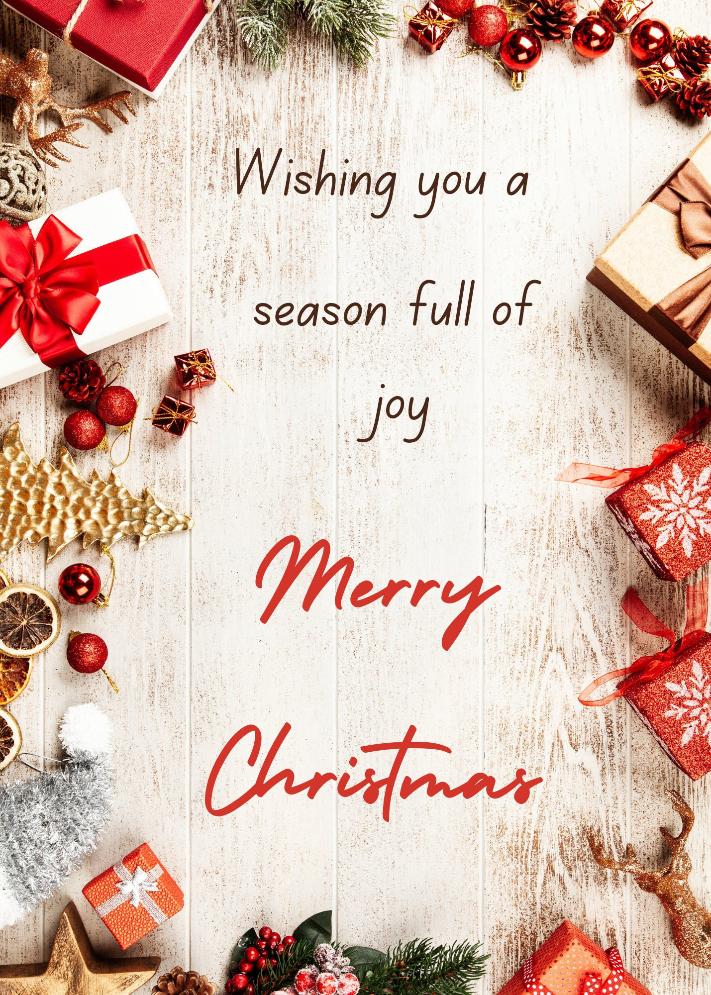 Merry Christmas Etsy Merry Christmas To All