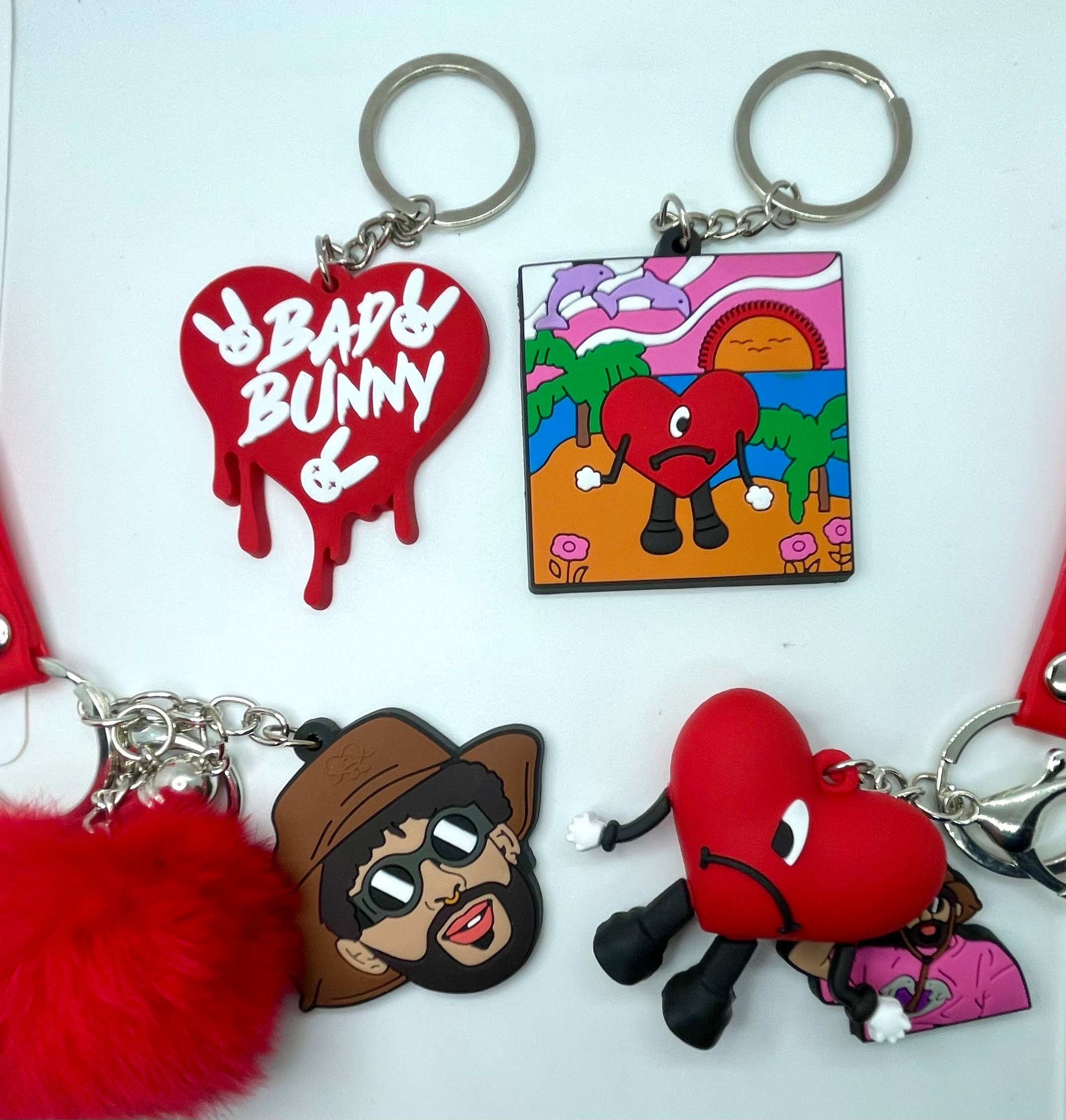 Bad Bunny Keychains - Etsy