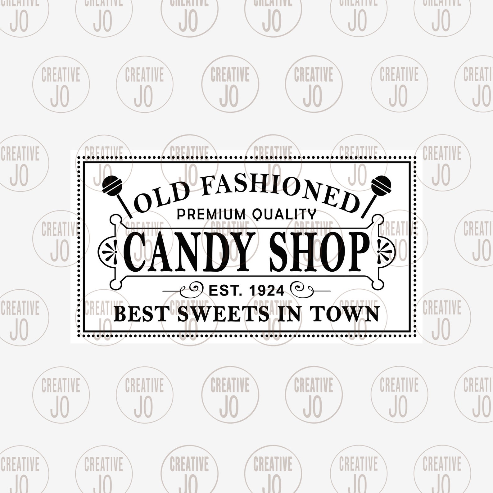 Old Fashioned Candy Shop Sign SVG Best Sweets in Town SVG Etsy Hong Kong