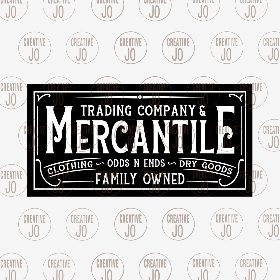 Merchant Signs Mercantile Sign SVG, Vintage Commercial Print (digital Download) - Etsy