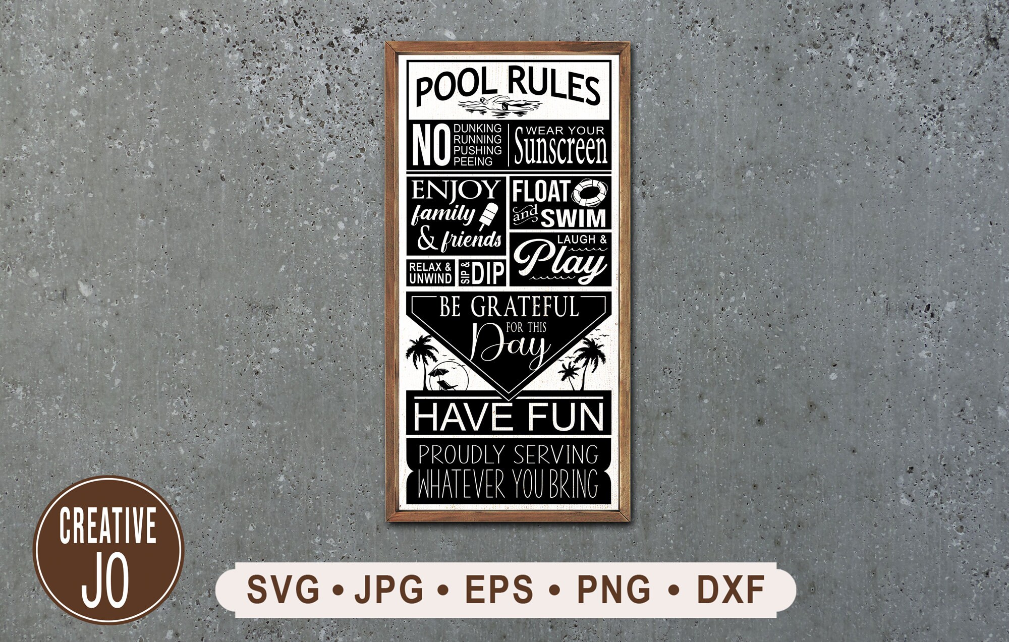 Pool Rules Sign Svg Poolside Sign Svg Swimming Pool Rules Etsy Hong Kong