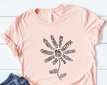 Be Kind T-Shirt: Inspirational Positive Quote Tee