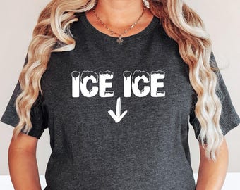 ICE ICE Baby Maternity Shirt | Funny Pregnancy Tee | Viral Baby Shower Gift for Expecting Mom | Cute Trendy Mom Outfit