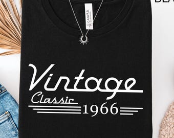 60th Birthday Shirt, Vintage 1966 Tee, 60th Birthday Gift, Born in 1966 Birthday Shirt, Dad Birthday, Grandpa Birthday