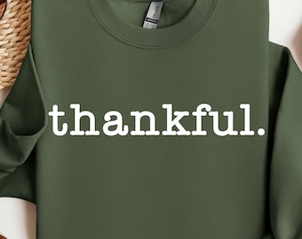Thankful Sweatshirt, Thanksgiving Sweatshirt, Thankful Lover Sweater, Womens Thanksgiving Sweatshirt, Fall Clothing