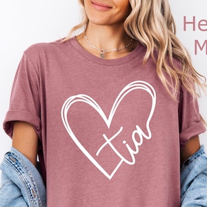 Tia Shirt,New Aunt Shirt, Mexican Aunt Shirt,Announcement Pregnancy ,Gift For Aunt to be,Aunt Life Shirt, Auntie Shirt,Aunt Shirt