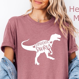 Grandma Saurus T-Shirt, Grandma  Dinosaur Shirt, Grandma Shirt,Grandma T-REX Shirt, Grandmasaurus Tee