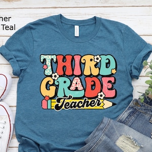 3rd Grade Teacher, 3rd Grade Shirts, 3rd Grade Shirt for Kids, 3rd Grade T shirt, 3rd Grade T shirt, Shirt for Teacher, Shirts for Teachers