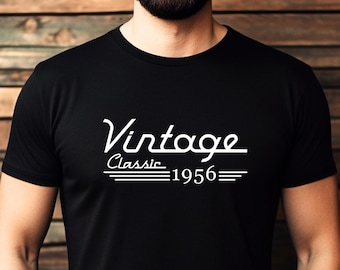 70th Birthday Shirt: Vintage 1956 T-Shirt Gift, Born in 1956 Birthday Shirt, Birthday Gift For 70th Birthday, Grandpa Birthday, Dad Birthday