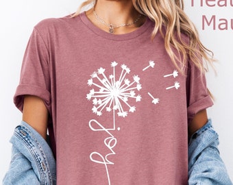 Joy Floral Shirt: Motivational Positive Tee, Joy Shirt, Happiness Shirt, Teacher Shirt
