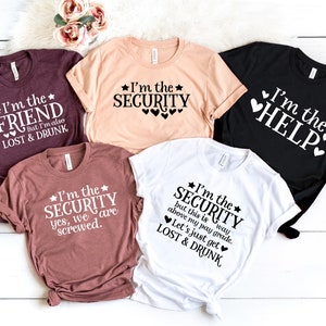 If Lost or Drunk Please Return To Friend,  Funny Friend Group Shirts, Matching Girl Group T-Shirt, Girls Trip, Girls Weekend, Girls Vacation