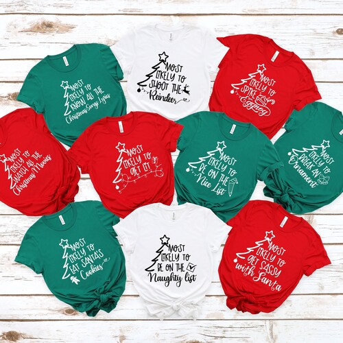 Funny Group Christmas Shirts Fun Friends & Family Shirt for Etsy