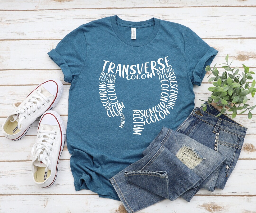 Nurse Endoscopy Shirt, Colon Anatomy Shirt, Anatomical Shirt, Endo Nurse Tshirt, Nurse Tshirt
