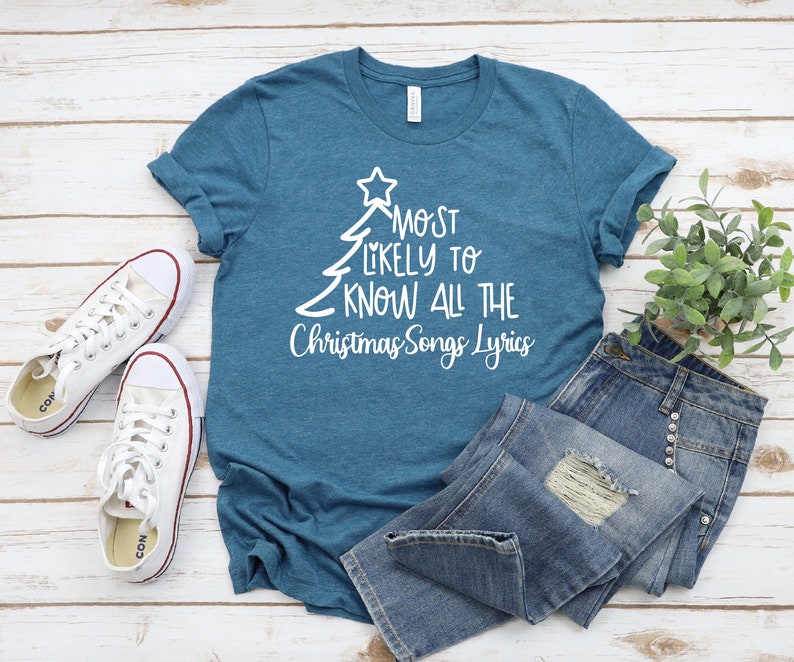 Christmas Shirt Matching Christmas Shirt Most Likely To - Etsy