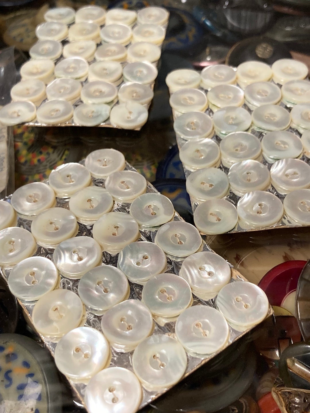 Pear Buttons 72 Vintage Mother of Pearl Buttons: Unique Shell Buttons (15 Mm) - Etsy