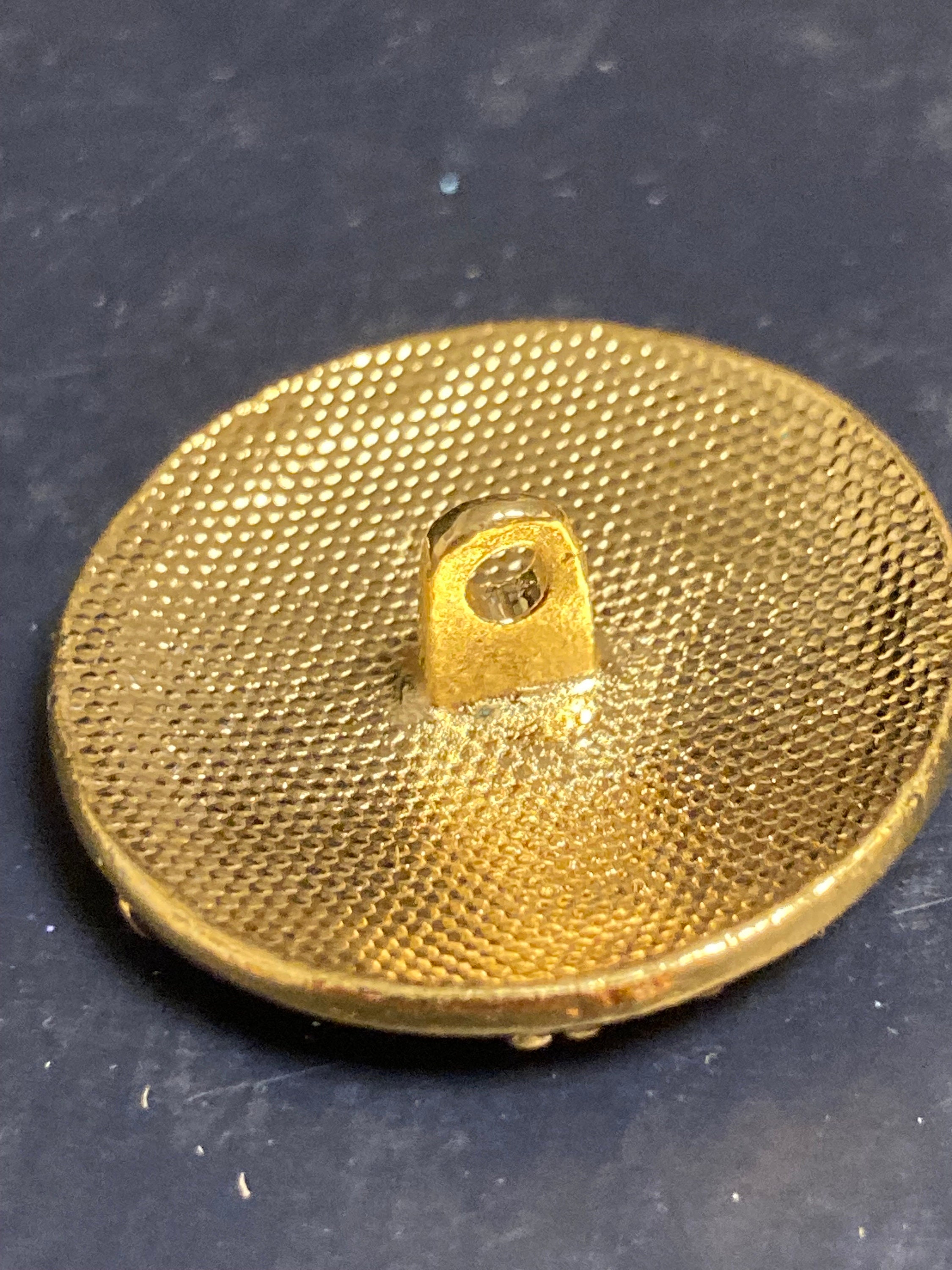Lot De Boutons Anciens Haute Couture - Métal émaillé - État Occasion Parfait Pour La Customisation