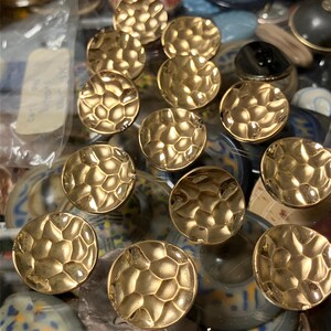 12 prachtige glazen knopen - oude coutureknopen - 22 mm