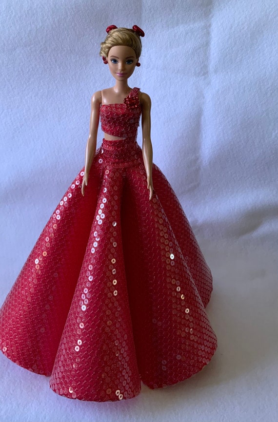 barbie with sequin dress Barbie Bling Pink Sequin Dress