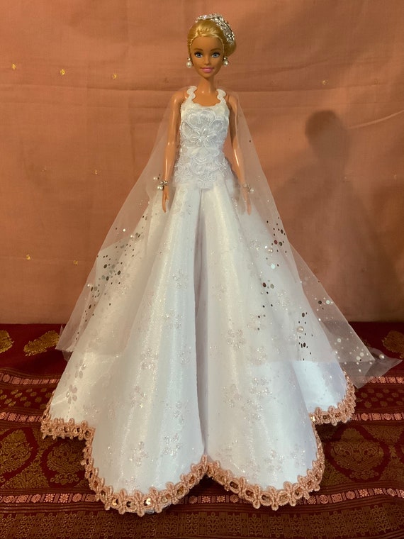 bridesmaid dresses springfield mo 1990s Barbie Wedding Dress – Twiggy's Doll Hospital