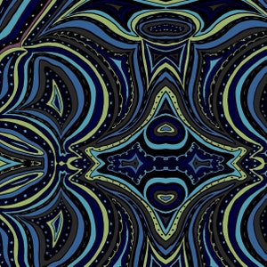 Blue Line Art Pattern Design High Resolution
