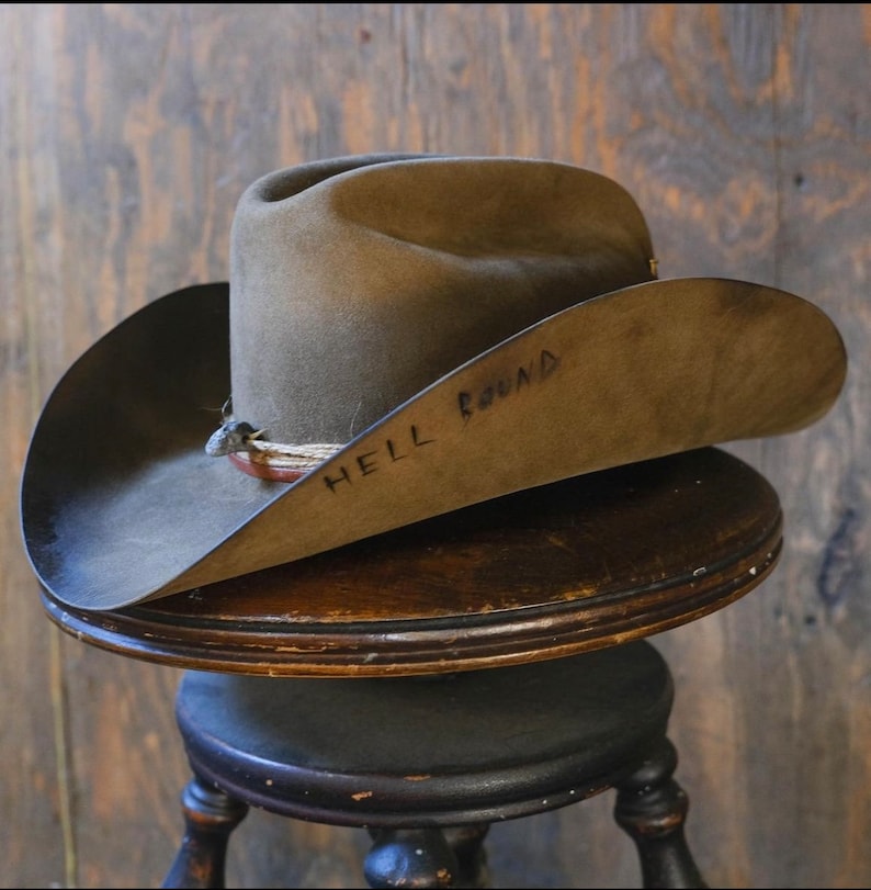 Custom One of Kind Hand Beaver Felt Hat hell Etsy