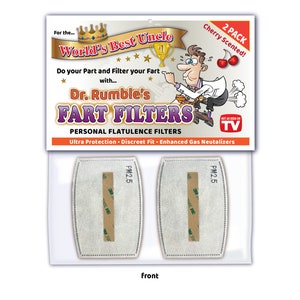 FUNNY World&#39;s Best Uncle Fart Air Filter - GREAT GIFT - Mancave Cherry Scent Gag Present Party Joke Prank Gag Birthday Christmas