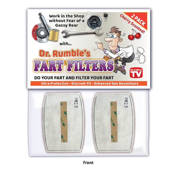 FUNNY Auto Tools Fart Air Filter - GREAT GIFT - Garage Work Mancave Cherry Scent Gag Present Party Joke Prank Gag Birthday Christmas