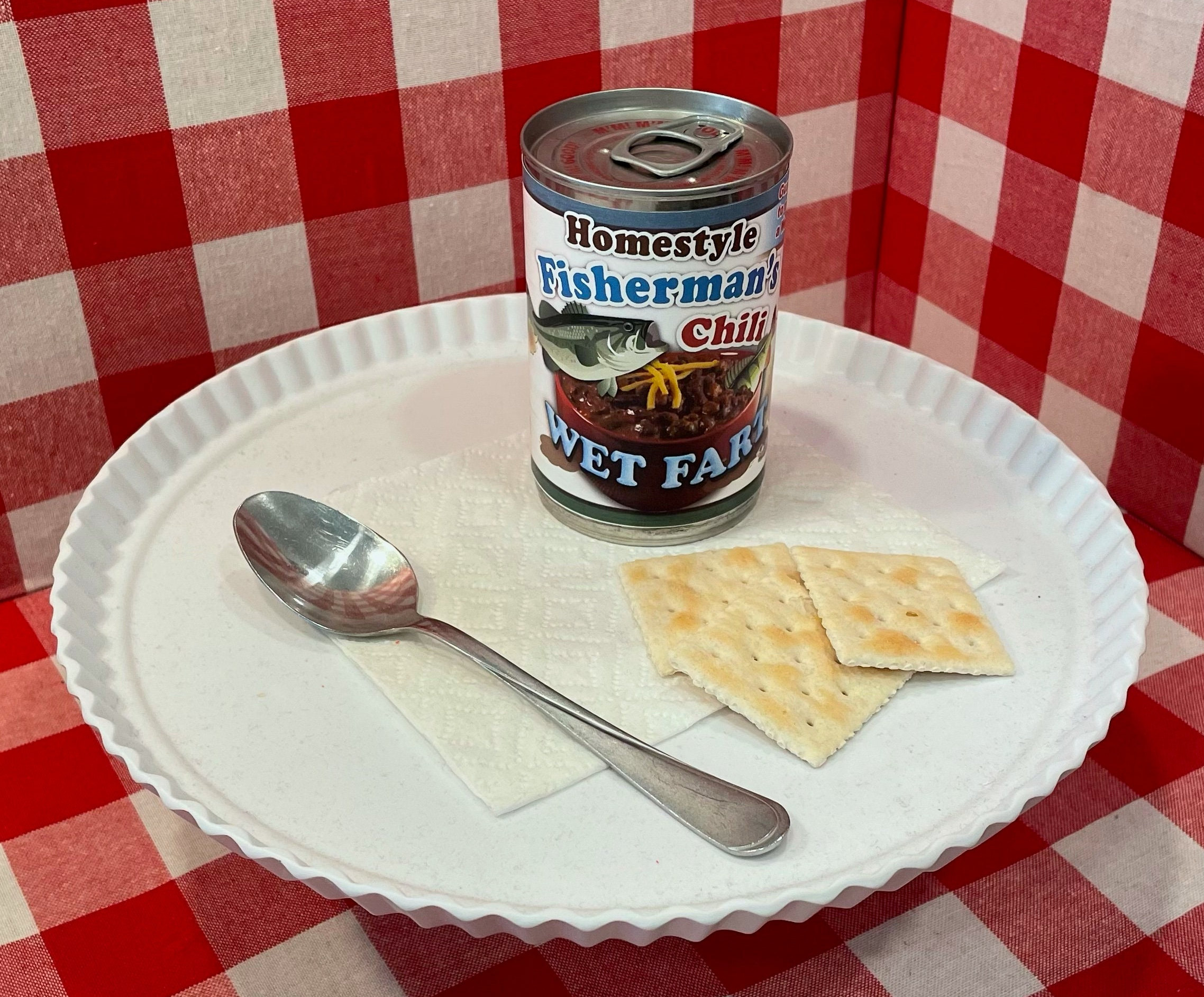 2 Funny Fisherman's Chili Wet Fart Soup Can Labels Gag Etsy