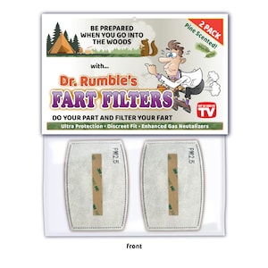 FUNNY Camping Fart Air Filter - GREAT GIFT - Woods Camper Tent Trailer Pine Scent Gag Present Party Joke Prank Gag Birthday Christmas