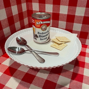 2 Funny Arkansas Redneck Dinner Soup Can Labels- GREAT Gag Gift Christmas Birthday Present Party Joke Prank- Hillbilly Country Bumpkin State