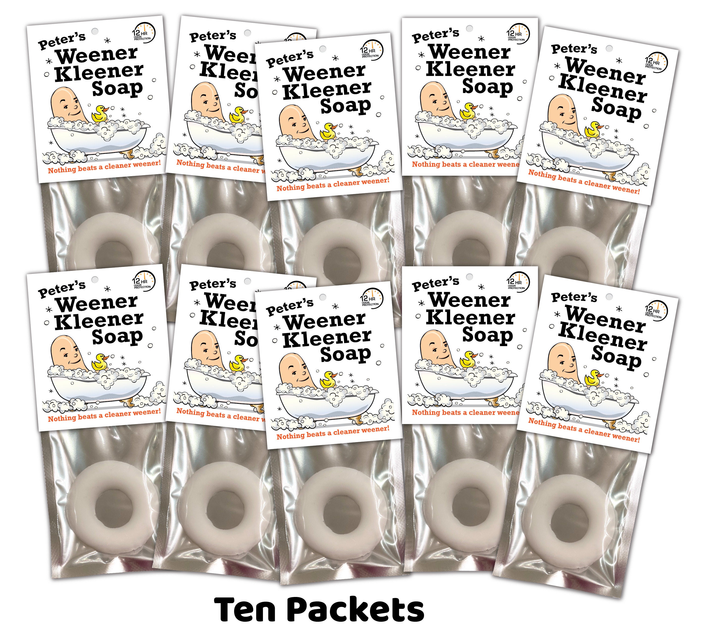 2 X Bigfoot Tracker Weener Cleaner Soap Willy Weiner JOKE GAG GIFT Party  Adult