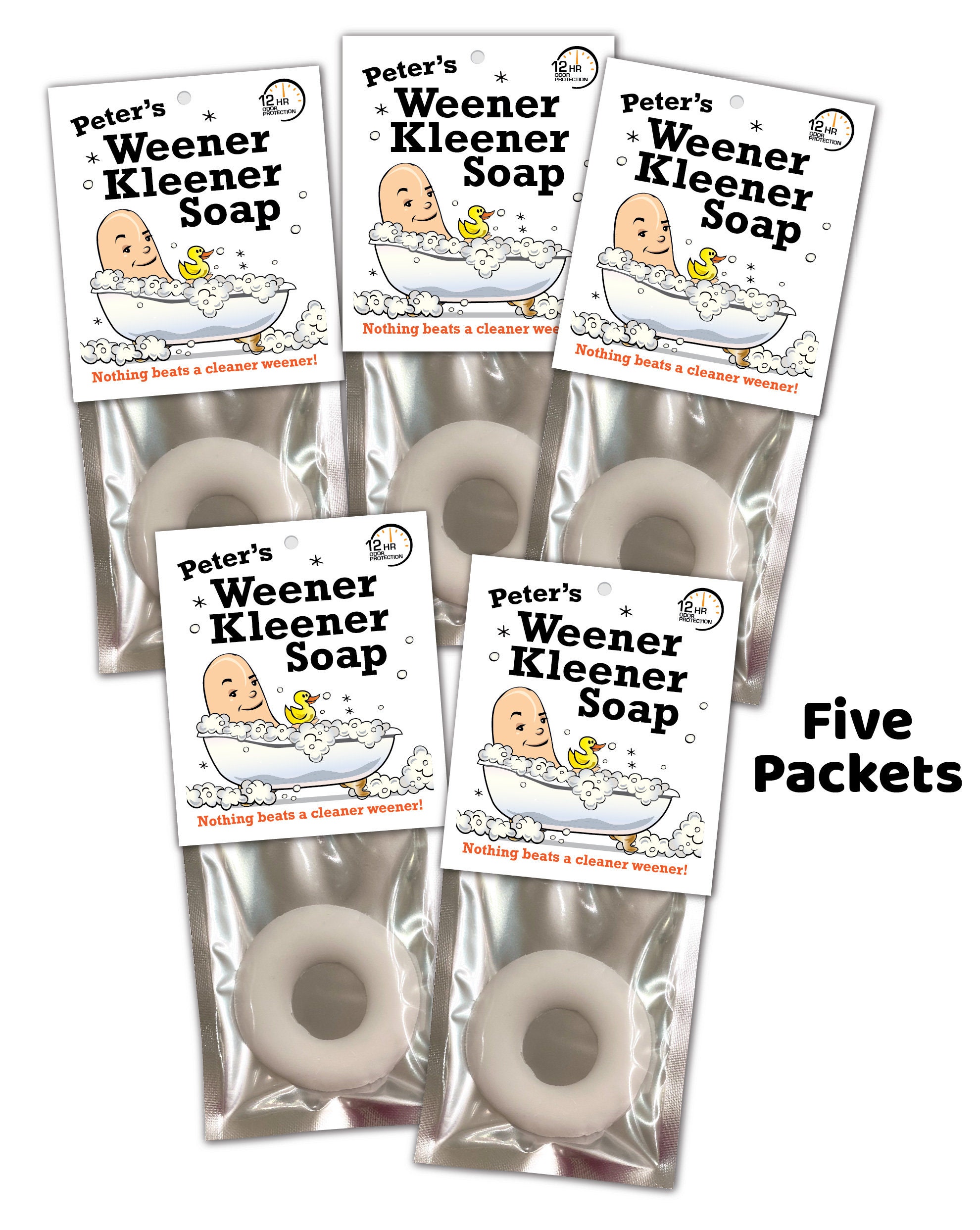 2 X Bigfoot Tracker Weener Cleaner Soap Willy Weiner JOKE GAG GIFT Party  Adult