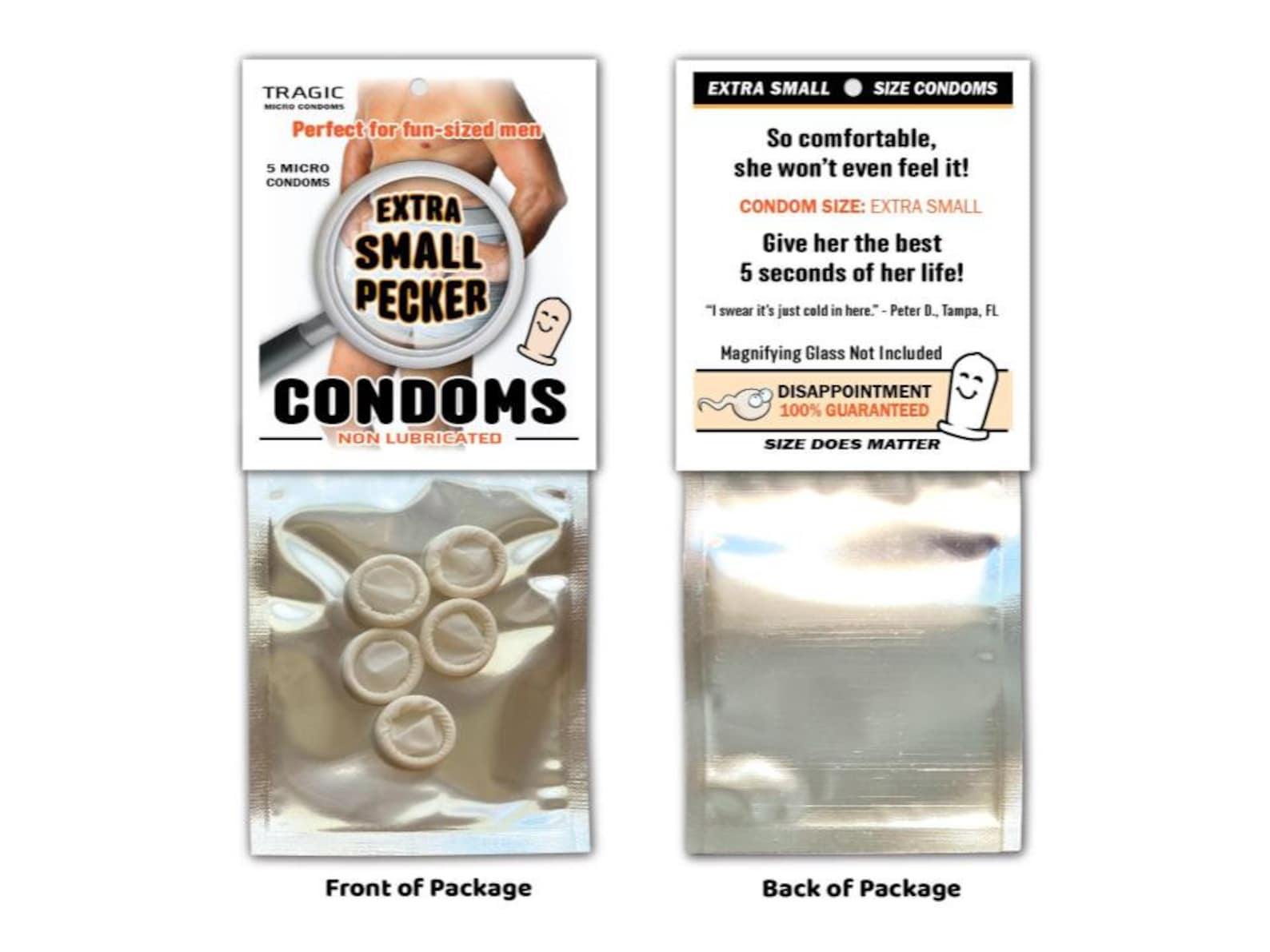 Gag SMALL MINI CONDOMS Micro Tiny Pecker Willy Gag Joke Etsy