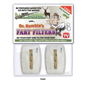 FUNNY Hunting Fart Air Filter - GREAT GIFT - Deer Hunter Camping Tent Pine Scent Gag Present Party Joke Prank Gag Birthday Christmas