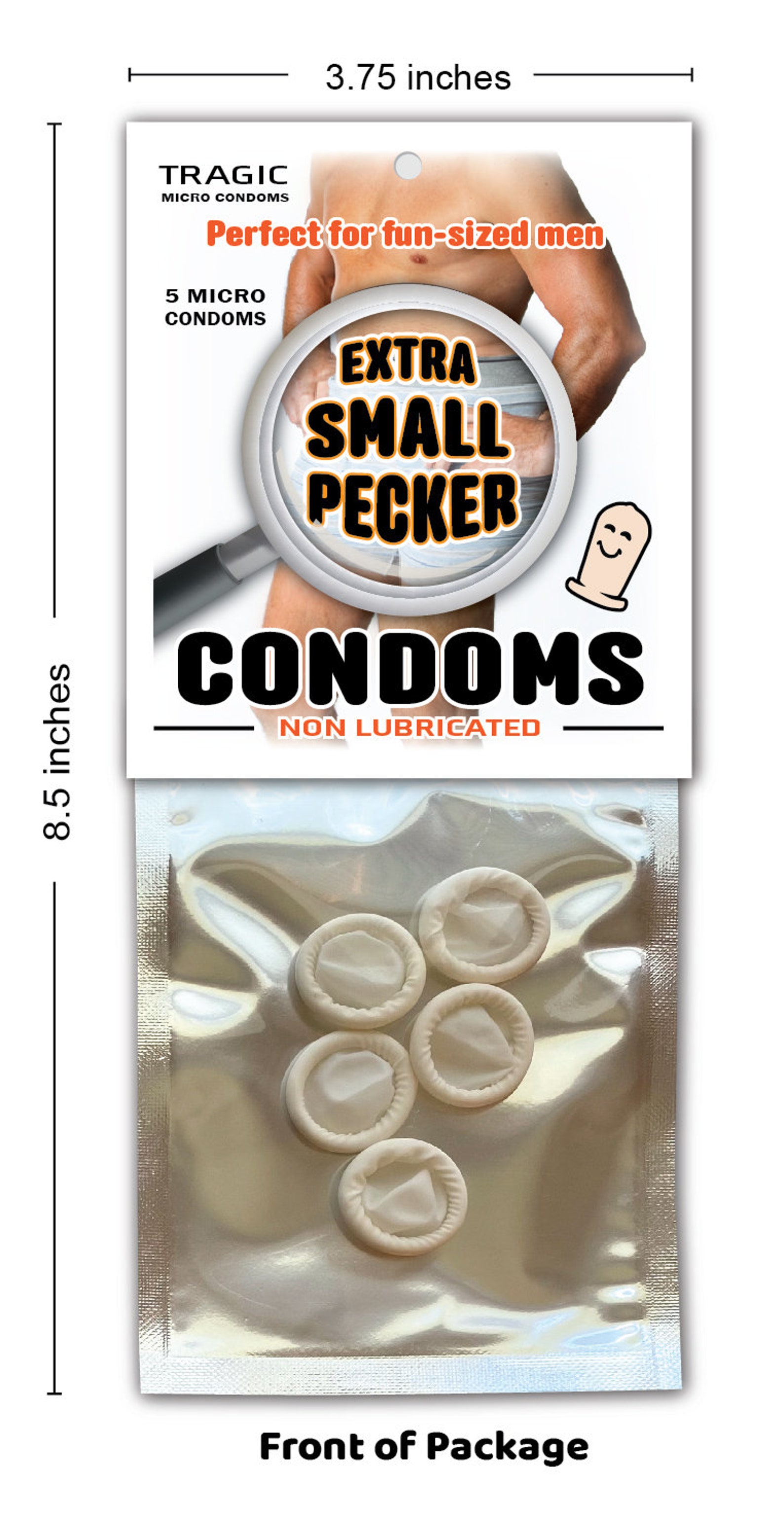 Gag SMALL MINI CONDOMS Micro Tiny Pecker Willy Gag Joke Etsy